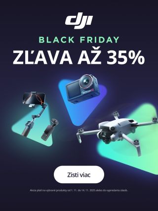 🖤 DJI Black Friday 2025 – Najväčšie zľavy roka 🖤 Black Friday prináša tie najväčšie zľavy roka na drony, kamery a...