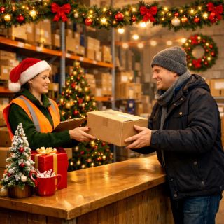 Ak ste nestihli ešte vyriešiť darčeky pod 🎄, tovar skladom vám vieme na odber pripraviť aj dnes a zajtra. Sklad v Senci...